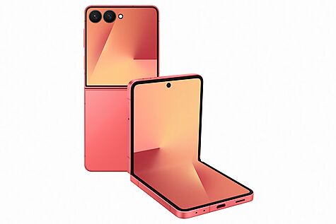 Samsung Z Flip7 Coralred 5