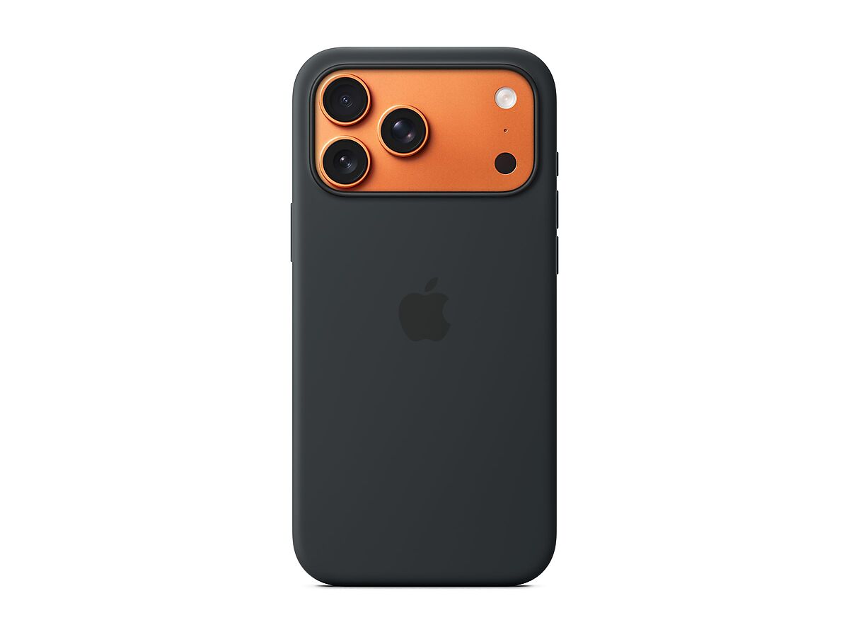 Apple Silicone MS IP17 Pro Max Black - Phonero