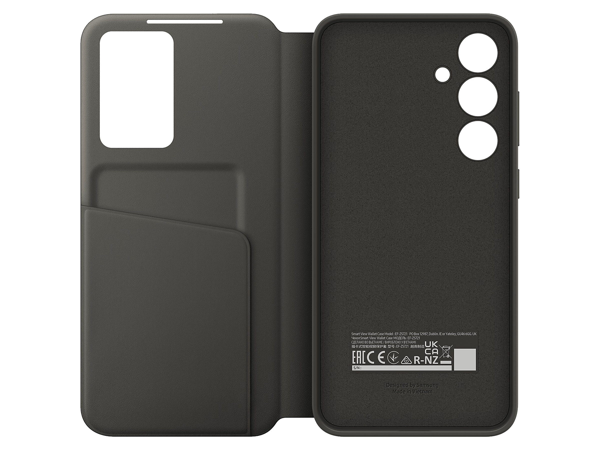 Samsung Galaxy S24 FE Smart View Wallet Case - Black