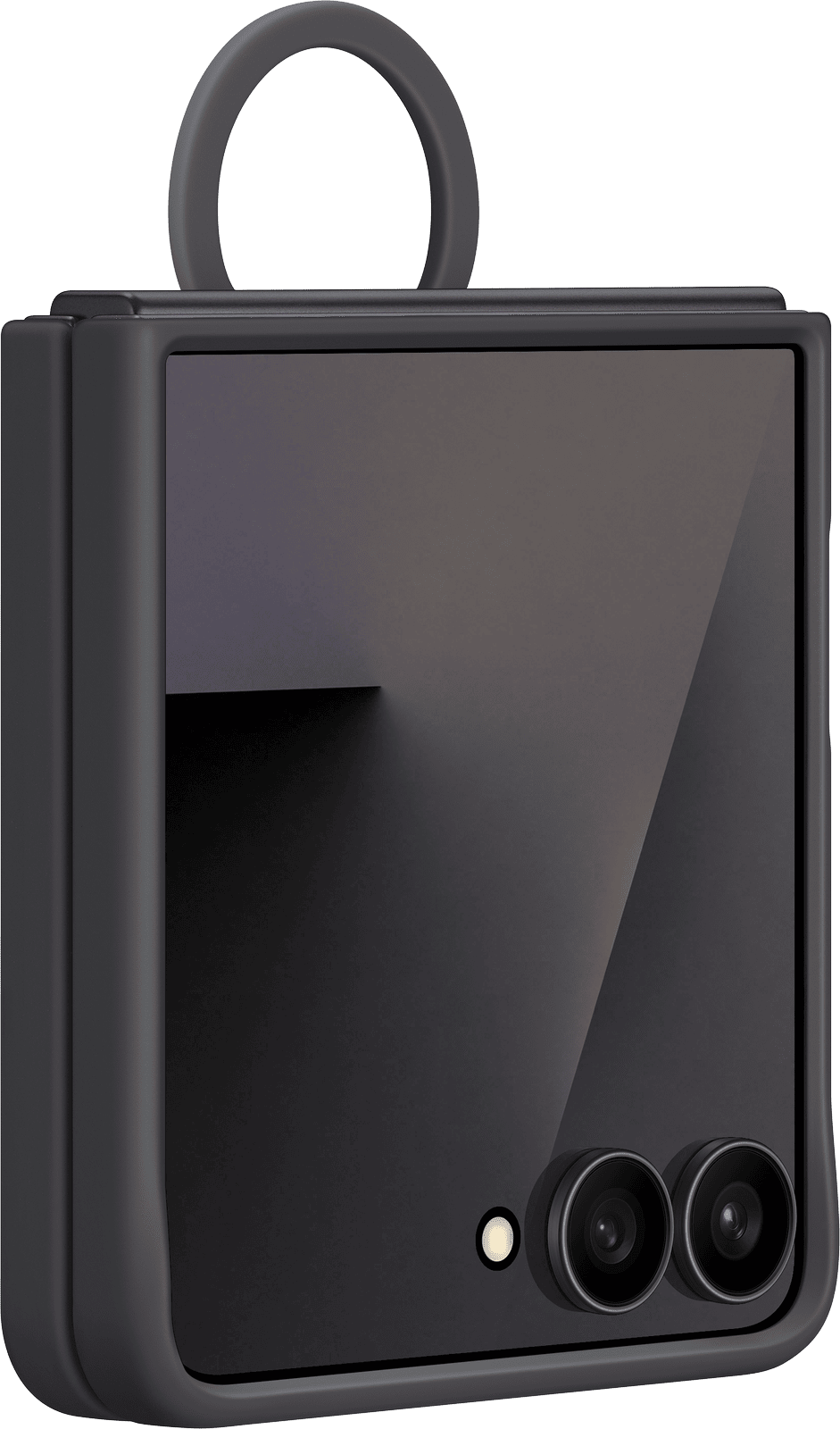 Samsung Galaxy Z Flip7 Silicone Case Ring Black