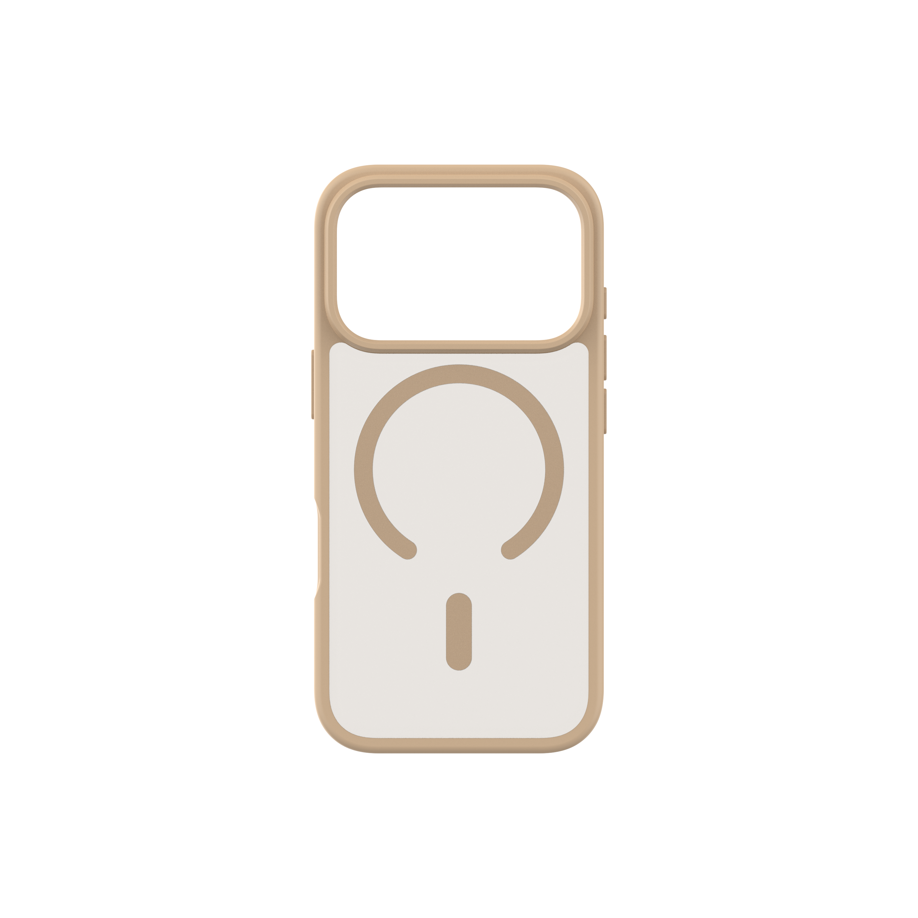 KEY Frosted MagSafe Deksel iPhone 17 Pro Beige