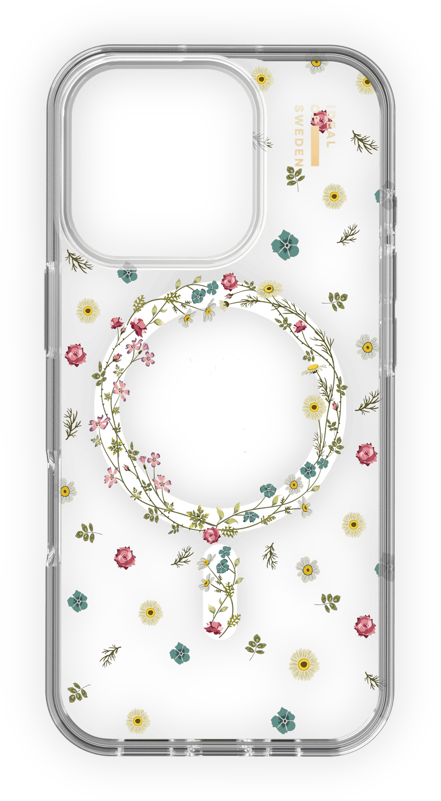 MagSafe Clear deksel for iPhone 16 Pro Max (floral)