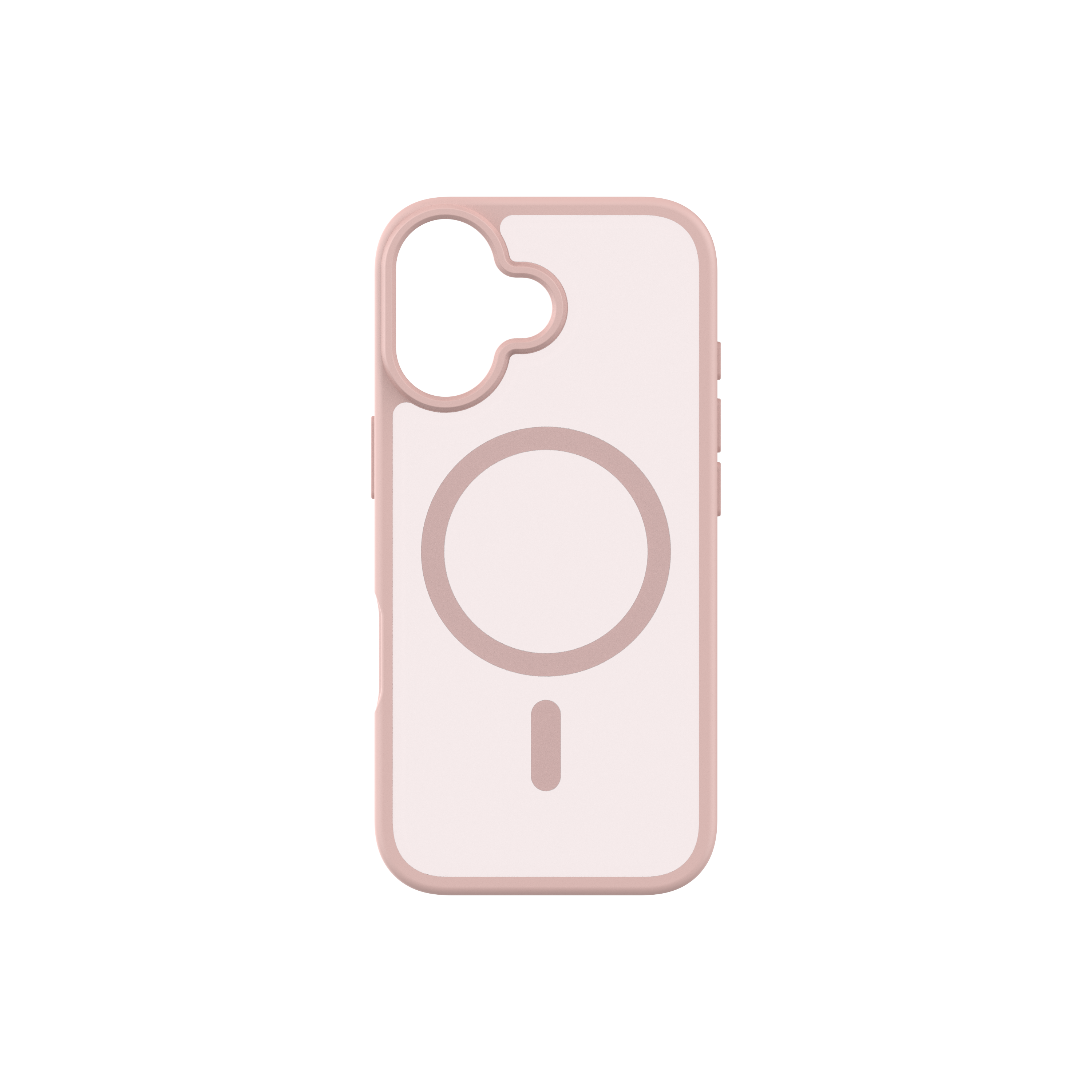 KEY Frosted MagSafe Deksel iPhone 17 Rosa