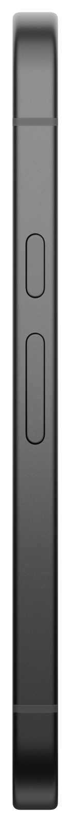 Pixel 10a 128GB Obsidian viser siden av telefonen