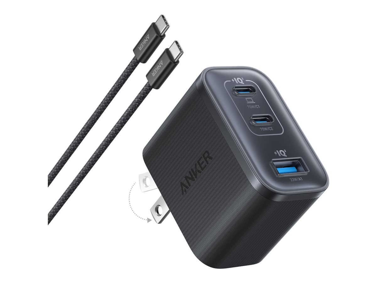 Anker Veggadapter 3 Ports (70W) Black