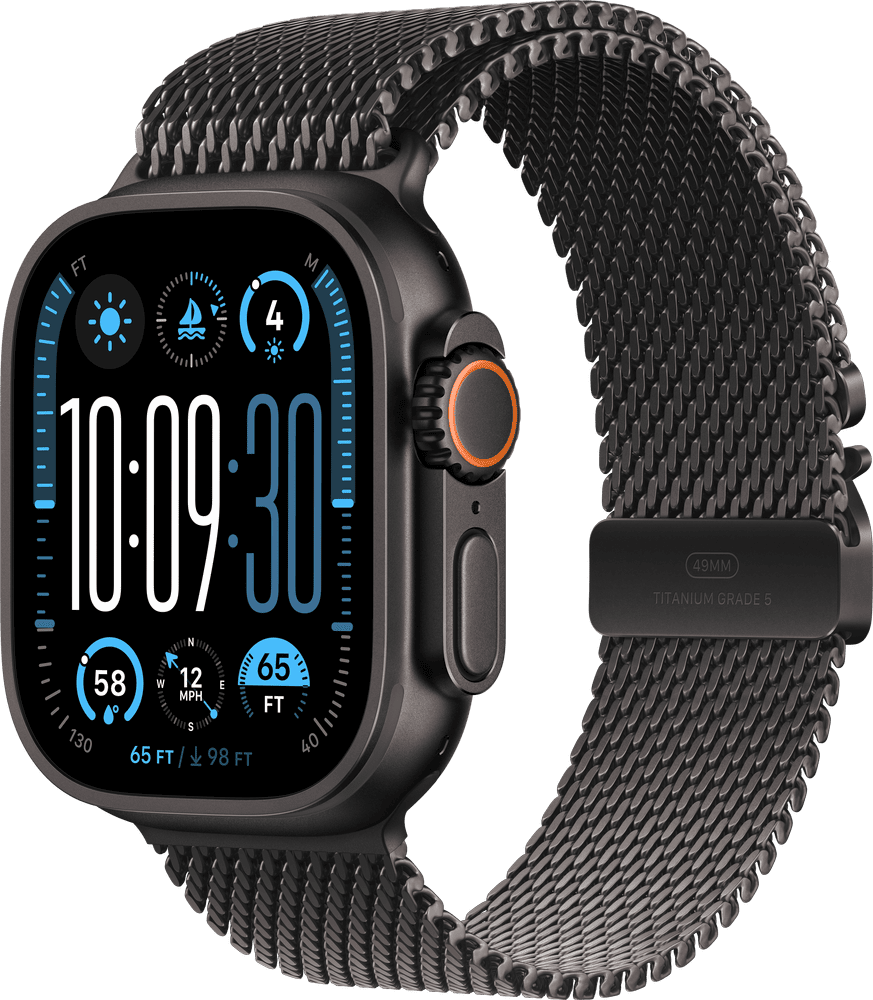 Watch Ultra 2 49mm GPS+CEL (Black Titanium/Black Titanium Milanese Loop) L