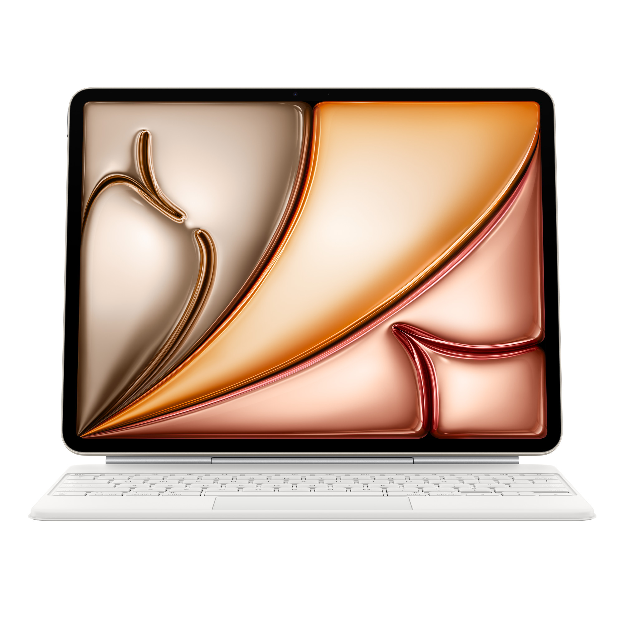 Apple Magic Keyboard for iPad Air M3 13" - White - Tastatur & Foliosett - Norsk - Hvit