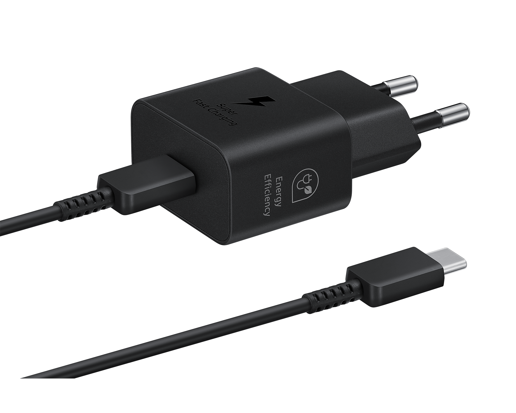 Samsung 25W GaN USB-C lader m/kabel Black