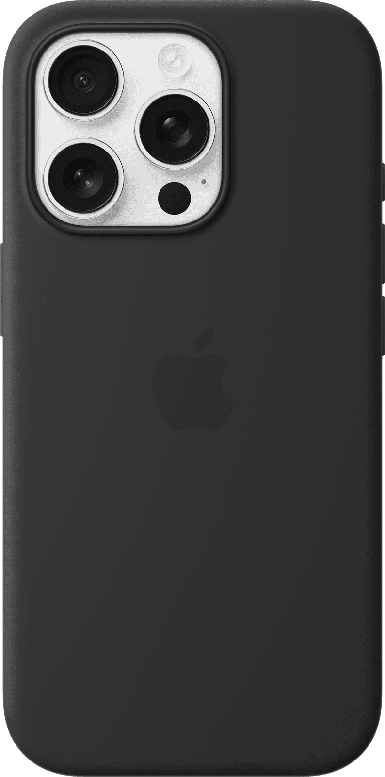 Apple MagSafe Silikondeksel iPhone 16 Pro Svart