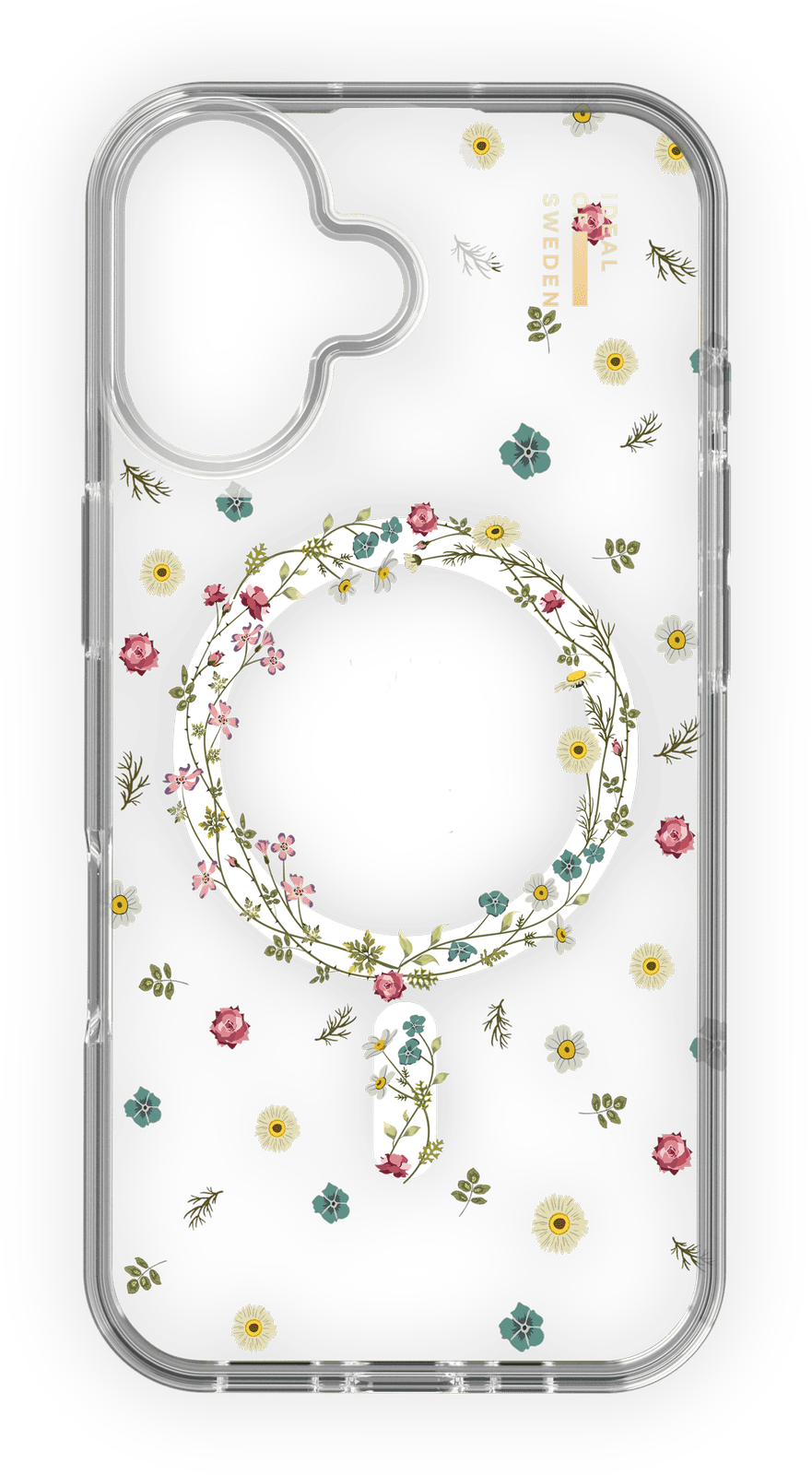 MagSafe Clear deksel for iPhone 16 (floral)