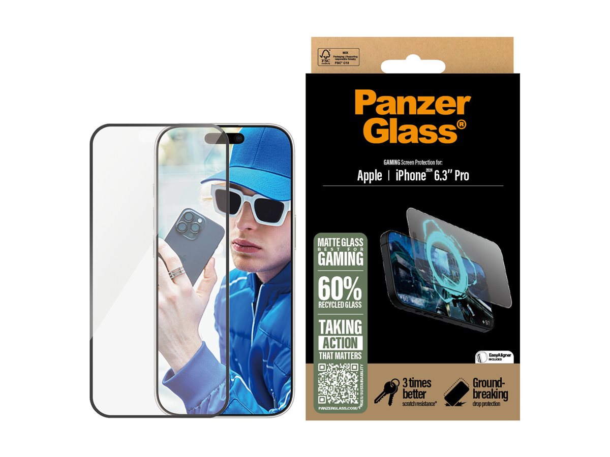 PanzerGlass iPhone 16 Pro Gaming Skjermbeskytter