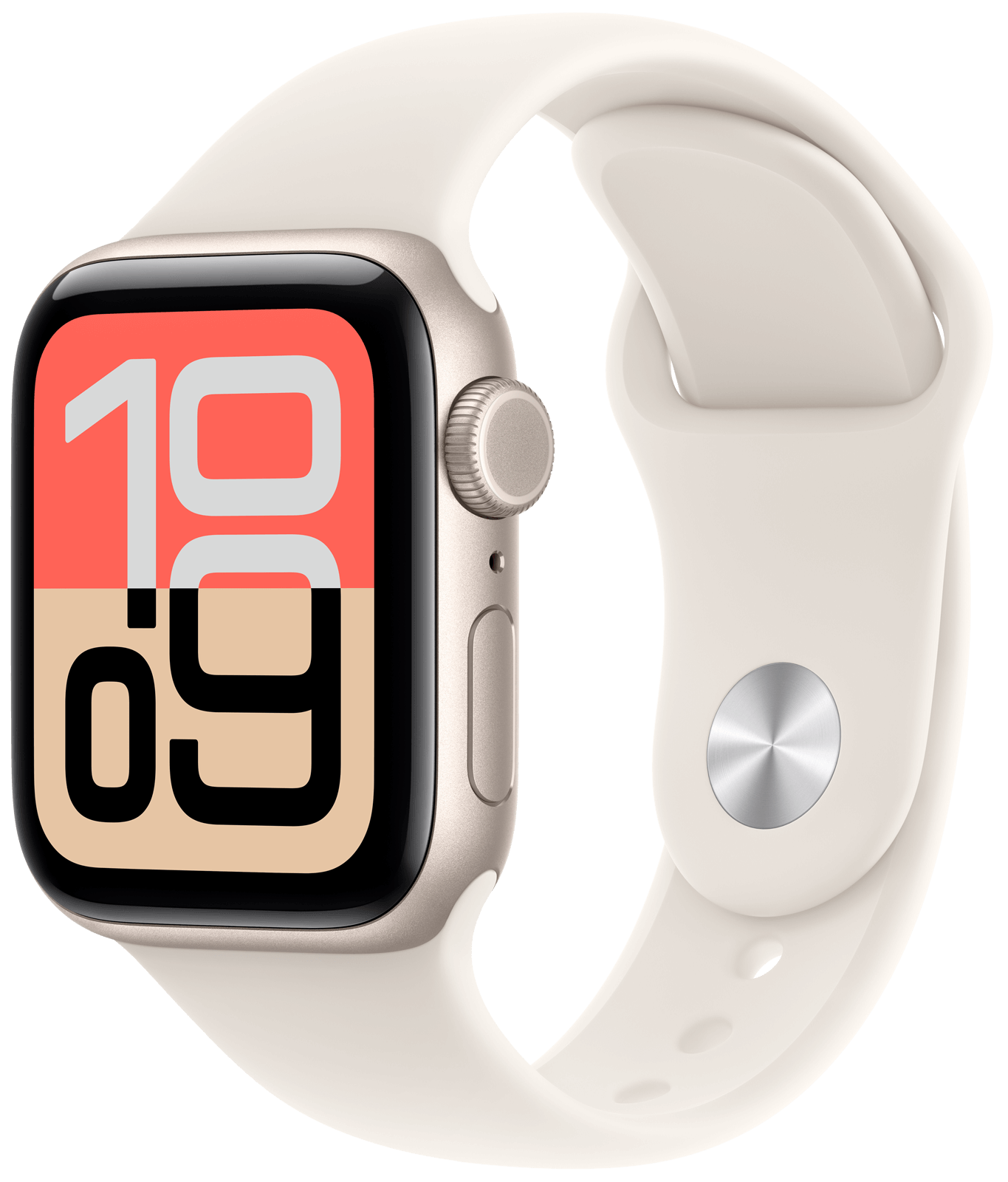 Apple Watch SE 3 40mm Stjerneskinn Aluminium, Stjerneskinn Sport Band (S/M)