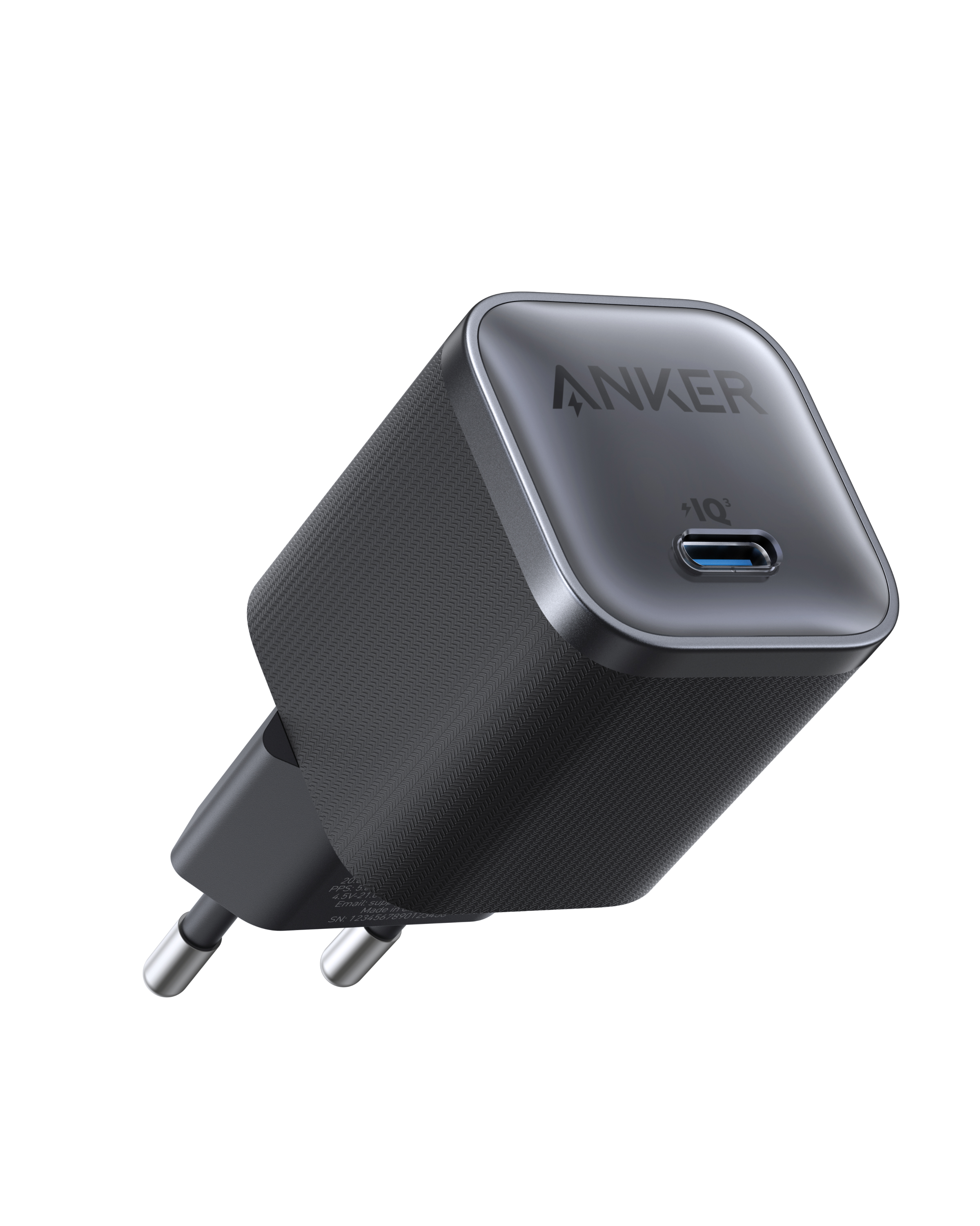 Anker Nano Veggadapter USB-C (45W) Black