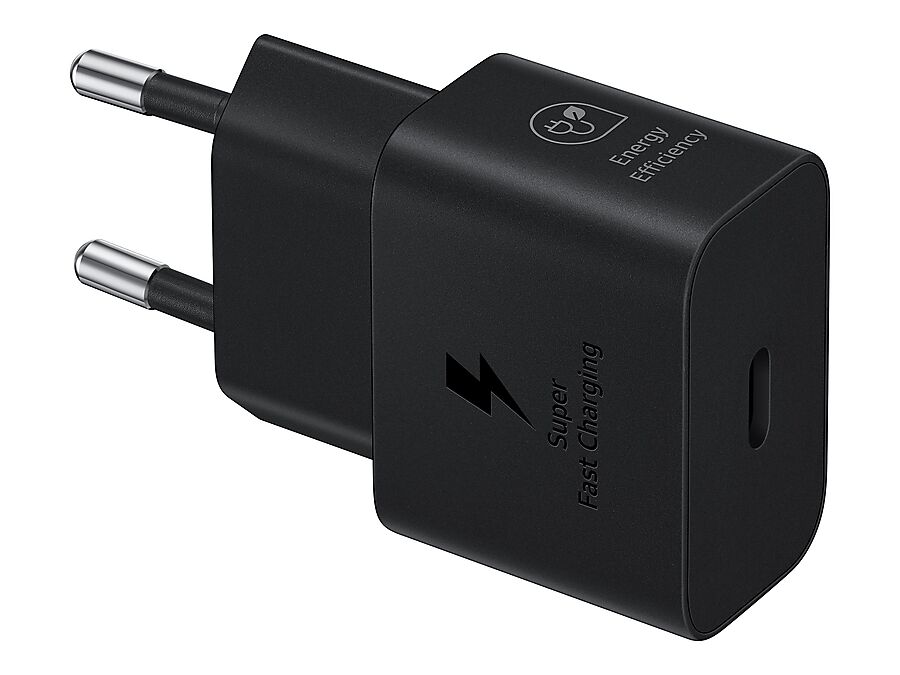 Samsung 25W GaN USB-C lader u/kabel Black
