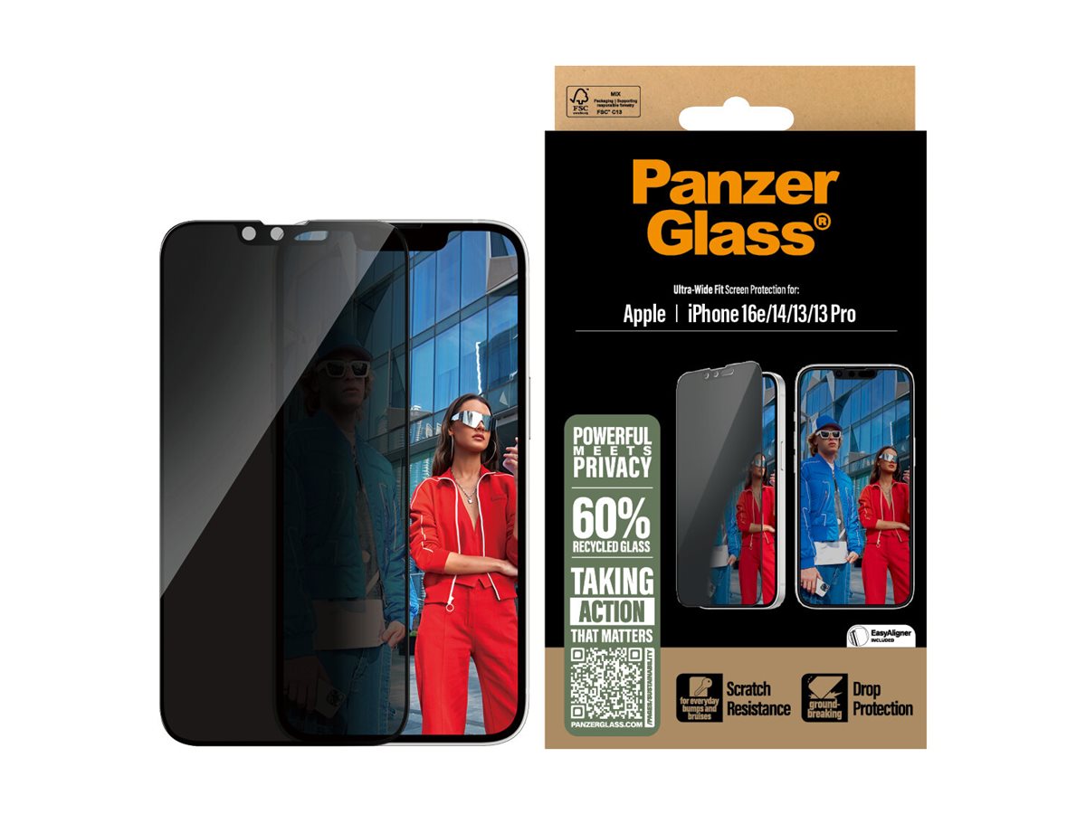 PanzerGlass Privacy Apple iPhone 17e/16e/14/13/13 Pro