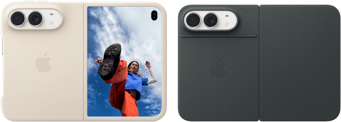 Silikondeksel og Folio-deksel med støtte til iPhone Duo